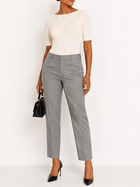 Ann Taylor Dress Pants Trousers Women’s 8 Tall Light Gray Office